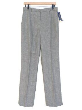 NWT Pendleton 100% Virgin Wool Gray Trousers Size 6 Made in USA